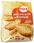 CORA PETITS PAINS GRILLÉS AU FROMENT CORA PETITS PAINS GRILLÉS AU FROMENT