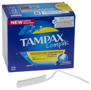 TAMPAX COMPAK RÉGULIER AVEC APPLICATEUR TAMPAX COMPAK RÉGULIER AVEC APPLICATEUR