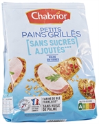 CHABRIOR (INTERMARCHÉ) PETITS PAINS GRILLÉS SANS SUCRES AJOUTÉS CHABRIOR (INTERMARCHÉ) PETITS PAINS GRILLÉS SANS SUCRES AJOUTÉS