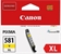 CANON CLI-581XL (2051C001) JAUNE CANON CLI-581XL (2051C001) JAUNE
