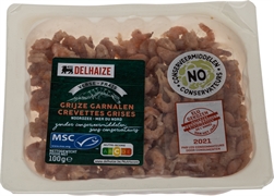 DELHAIZE CREVETTES GRISES MER DU NORD FRAIS DELHAIZE CREVETTES GRISES MER DU NORD FRAIS