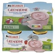 DELHAIZE GRENADINE YAOURT DELHAIZE GRENADINE YAOURT