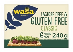 WASA LACTOSE FREE & GLUTEN FREE CLASSIC WASA LACTOSE FREE & GLUTEN FREE CLASSIC
