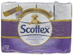 SCOTTEX PAPIER TOILETTE COUSSINÉ 3-ÉPAISSEURS