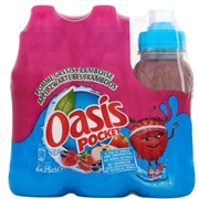 OASIS POCKET SAVEUR POMME CASSIS FRAMBOISE