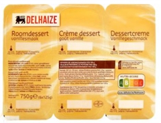 DELHAIZE CRÈME DESSERT GOÛT VANILLE