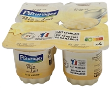PÂTURAGES (INTERMARCHÉ) RIZ AU LAIT À LA VANILLE