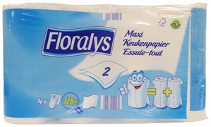 FLORALYS (LIDL) ESSUIE-TOUT 2 ÉPAISSEURS