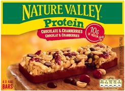 NATURE VALLEY  PROTEIN CHOCOLAT & CRANBERRIES