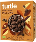 TURTLE COUSSINS FOURRÉS AU BEURRE DE CACAHUÈTE, PAUVRES EN SUCRE, BIO ET SANS GLUTEN.