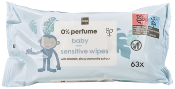 HEMA BABY SENSITIVE WIPES 0% PERFUME