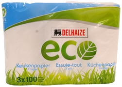 DELHAIZE ECO ESSUIE-TOUT 3 ÉPAISSEURS