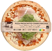 DELHAIZE PIZZA PROSCIUTTO CRUDO RUCOLA