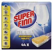 SUPERFINN (ACTION) ALL IN 1 DISHWASHER TABLETS