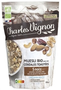 CHARLES VIGNON MUESLI BIO AVEC DES CÉRÉALES TOASTÉES