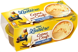 LA LAITIÈRE (NESTLÉ) CRÈME AUX OEUFS SAVEUR VANILLE