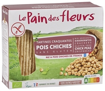 LE PAIN DES FLEURS TARTINES CRAQUANTES POIS CHICHES SANS GLUTEN