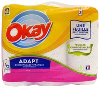 OKAY ADAPT ESSUIE-TOUT DOUBLE ÉPAISSEUR