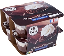 CARREFOUR EXTRA MOUSSE LIÉGOISE CHOCOLAT