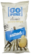 GO PURE CLASSIC POTATO CHIPS SALTED BIO