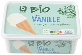 BONI SELECTION BIO (COLRUYT) VANILLE CRÈME GLACÉE