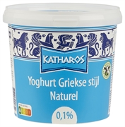 KATHAROS YAOURT À LA GRECQUE NATURE 0,1%