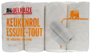 DELHAIZE ESSUIE-TOUT XXL 2 ÉPAISSEURS