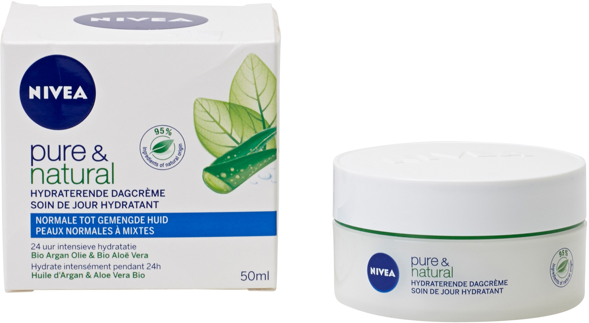 Nivea Pure Et Natural Soin De Jour Hydratant